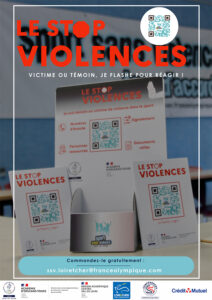 Affiche communication Le STOP VIOLENCES